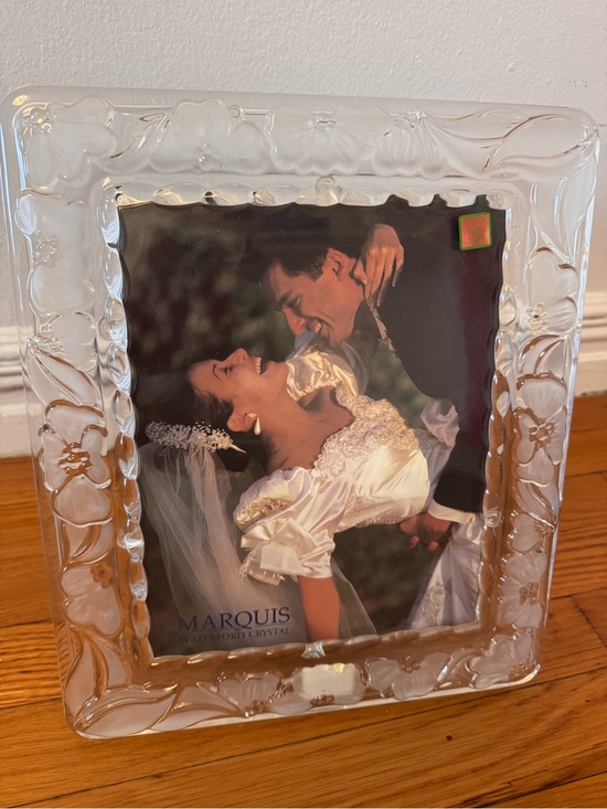 Marquise | Accents | Marquise Clear Floral Crystal Picture Frame
